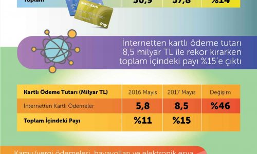 İnternetten Yapılan Kartlı Ödemeler Rekor Kırdı