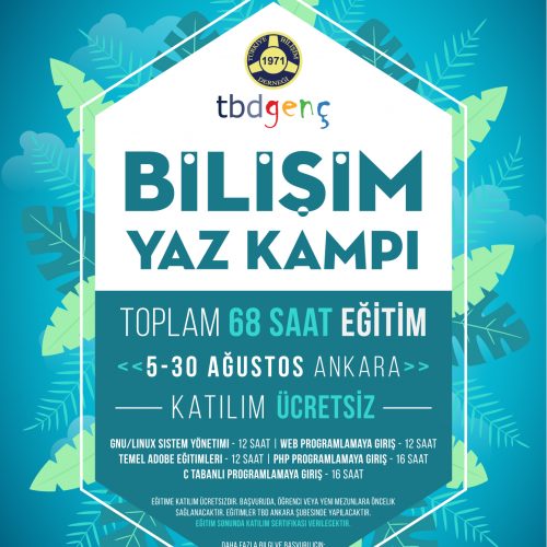 TBD Genç Bilişim Yaz Kampı Başlıyor!