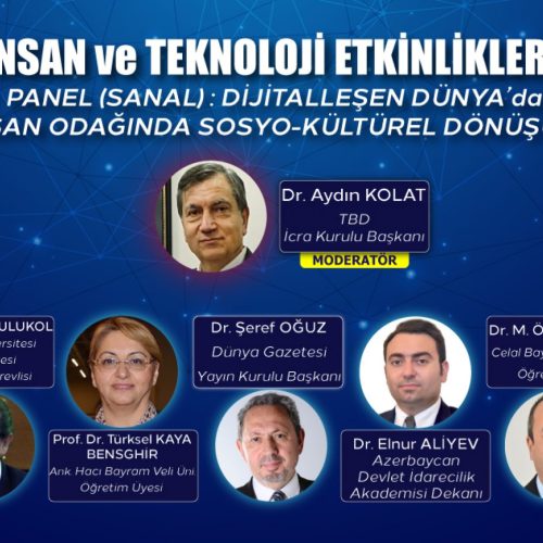 İnsan ve Teknoloji Etkinlikleri: Dijitalleşen Dünya’da İnsan Odağında Sosyo-Kültürel Dönüşüm