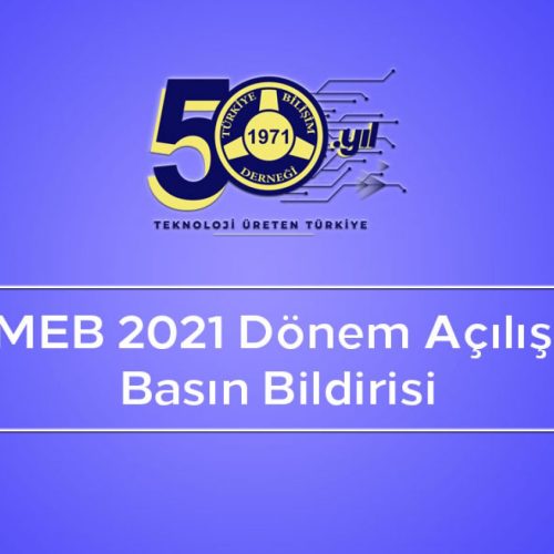 MEB 2021 Dönem Açılışı Basın Bildirisi