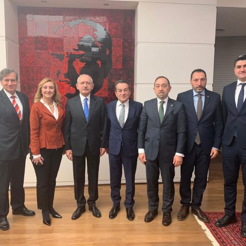 TBD Heyeti, CHP Genel Başkanı Kemal Kılıçdaroğlu’nu makamında ziyaret etti