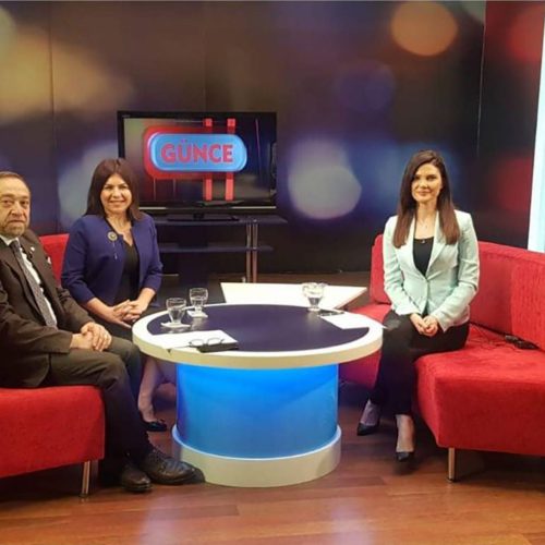 TBD İkinci Başkanı M. Ali Yazıcı ve Prof. Dr. F. Bahar Işın “Kanal B” Günce Programına Katıldı